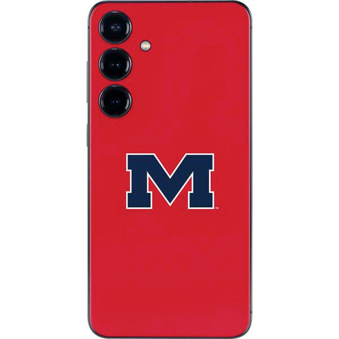University of Mississippi Ole Miss Logo Red Galaxy S25 Skin